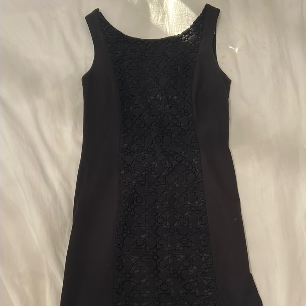 Banana Republic Black Sheath Mini Dress Scoop Neck Sleeveless